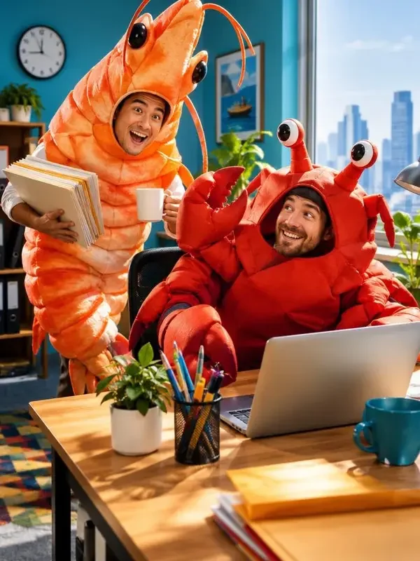 虾兵蟹将的物业公司封面